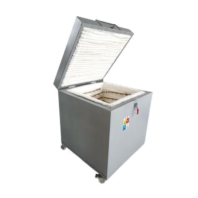 China Laboratory Test Equipment Square 1436F Heating Kiln Roasted Flower Small Pottery Ceramic Kiln With Wheels for sale