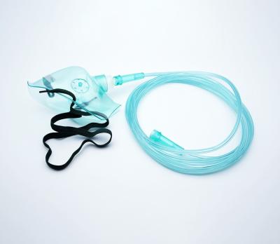 China Factory Price PVC Oxygen Mask Oxygen Mask Beauty Full Face Facial Oxygen Mask With Tubing à venda