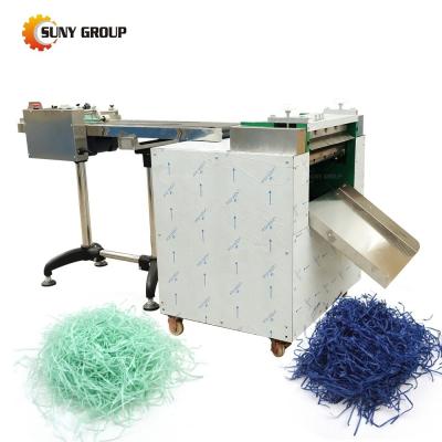 China Crinkle Cut Paper Machine for Cosmetics Red Wine Box Decorative Filler Shredded Paper for sale