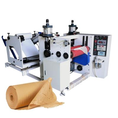 China Max. werkbare breedte 500 mm Volledig automatische honingraat verpakkingspapier rollen vormen machine 135m/min Te koop