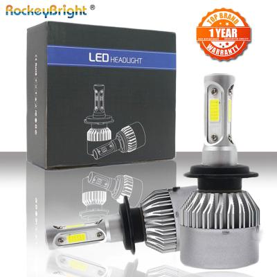 China Automotive Led Headlight S23 S2 3Side COB 40W 8000LM Auto System Lighting H1 H13 9004 9005 H8 H9 H8 LED Lamp Bulb H7 H11 H4 Car LED Headlight Bulb for sale