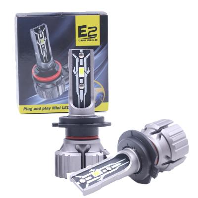 China Car H4 Led Bulb E2 36w 8000lumens Fog Bulb Light H7 H11 9005 Universal Car Led Headlight Bulb 9006 for sale