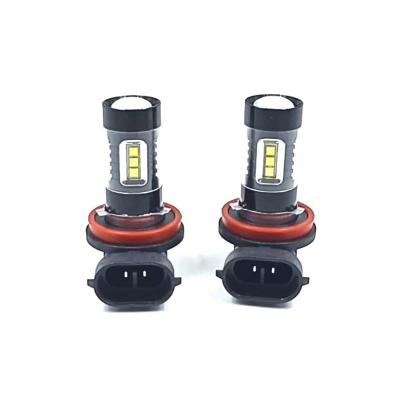 China Professional Manufacturer Aluminum H8 Auto Lighting System 12V 6000K Led Fog Light Bulbs 80W 720Lm 6000K Car Head Fog Lamp Bulb for sale