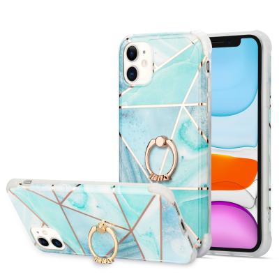 China With Ring Holder High Quality Sell at a Low Price Fashion Designer Marble Luxury Cell Phone Case for sale