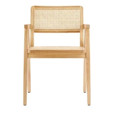 China Wishbone chair Nordic Creative Simple Retro Luxury Custom Solid Ash/Rubber Wood Rattan Seat Chair for Dining Room for sale