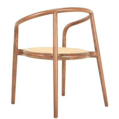 China Modern Manufacturers Direct Selling Natural Wood Dining Chair Durable Solid Wood Design Living Room Leisure Chair for sale