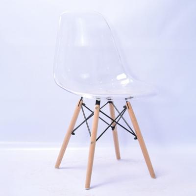 China Modern Modern used designer plastic dining chairs good quality Pp chair furniture plastic side chair for sale