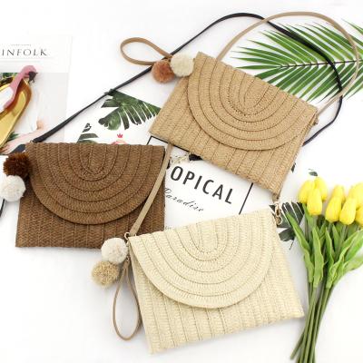 China 2022 New Arrivals Woman Bag Handbags Straw Bags Wholesale Straw Cosmetic Waterproof Bag for sale