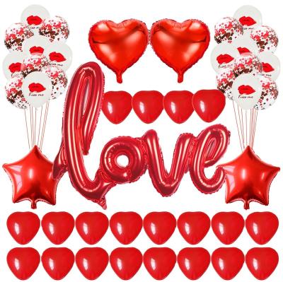 China Hot Selling Valentines Day Foil Happy Birthday Party Number Chrome Balloon Party Decoration Box Latex Arch Kit Custom Eco-friendly Material for sale