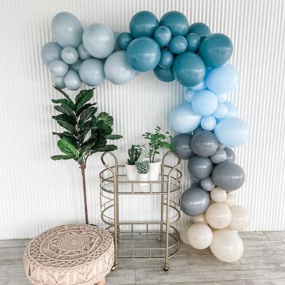 China Marcaron Blue Balloons Garland Kit Wedding Birthday Theme Set Cheap High Quality Blue Balloon Arch Festival Decoration Party Decoration for sale