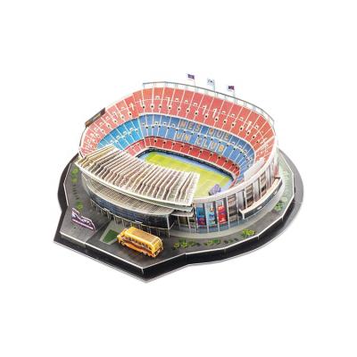 China 100% Factory Supply Direct 3d Football Stadium Model Educational Toys Puzzle 3d Models Eco-friendly for sale