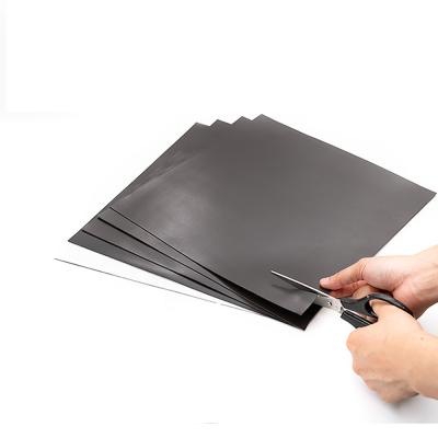 China Industrial magnet rubber magnet with self-adhesive; Adhesive-backed magnetic rubber sheet; Magnet Flexible Adhesive Sheet for sale