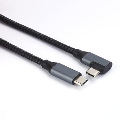 China 90 Degree 3A Usb 3.0 Right Angle Type C Cable 3m Male Nylon 5a 2m Angled 90 Degree A Type Right Angle Elbow Design 1m High Quality Usb Cable VS for sale