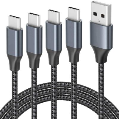 China Odm 1.5m Nylon/Polyester Jacket OEM Wholesale Fast Type Nylon Braided Usb 2.4a Fast Charging Cable China External Manufacturer 1m 2m 3m C for sale