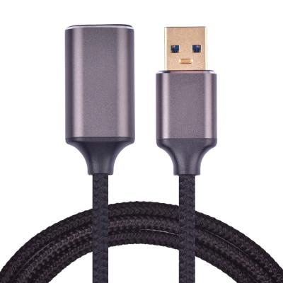 China MP3/MP4 Player Usb 3.0 Nickel Plated Nylon Braided Male To Female Data Charging Extension Cable For Mobile Phone for sale