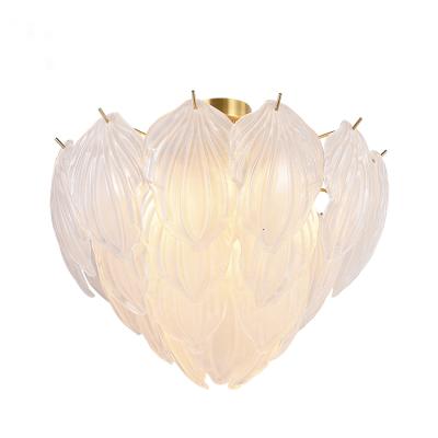 China New Design Baccarat Modern Art Decoration Copper Crystal Led Pendant Lamp for sale