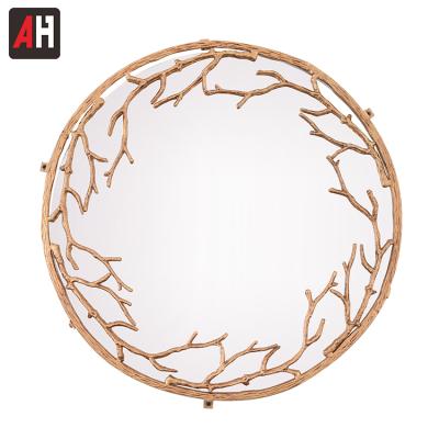 China Decorative Made In Porcelain Design Sheffield Home Decorative Small Wall Mirror for sale