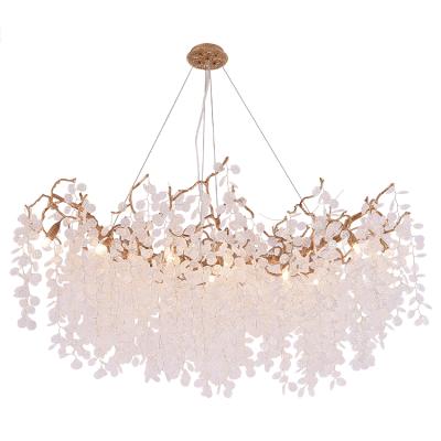 China Modern Chinese Classical Glass Pendant Lights Modern Oriental Chandelier for sale