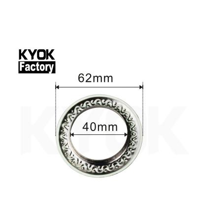 China KYOK metal made in china curtain rings 60mm, wholesale curtain ring for sale