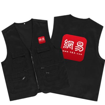 China Hospital Crews Cheap Wholesale Multi Pocket Fishing Uniform Vest / Volunteer Vest for sale