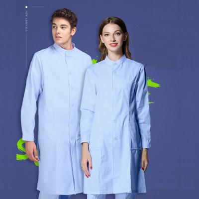 China 2020 Custom Made Hospital Doctor Nurse Unisex Fashion Lab Coat Hospital Uniform for sale