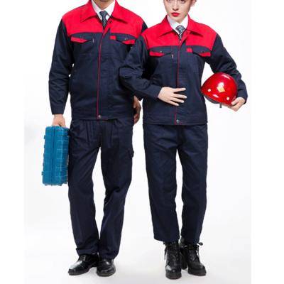 China Custom Cotton Long Sleeve Industrial Safety Worker Work Wear Workers Uniform for sale