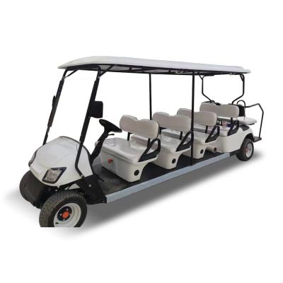 China New Energy 4-rijige golfkar elektrische golfbuggy met zitje 690kg Te koop