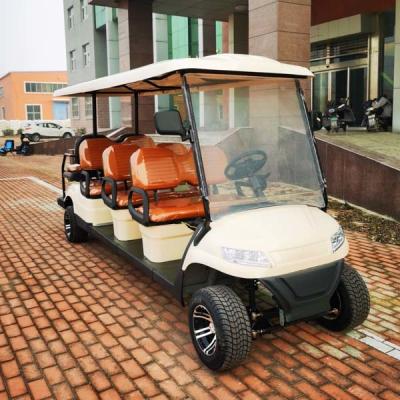 Cina Carrello da golf per auto da club 48v per 8 passeggeri per tutti i terreni 27-35 km / h di velocità in vendita