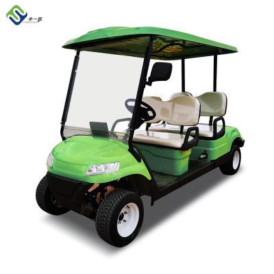 China Elektrische NEV Golfkar 48 Volt Club Car 4 Seater 80km-120km Krachtige lithiumbatterij Te koop