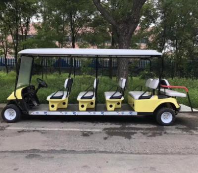 China 10 Seater New Energy Golf Cart 27km-35km Voor Club Golfbaan Loodaccu Te koop