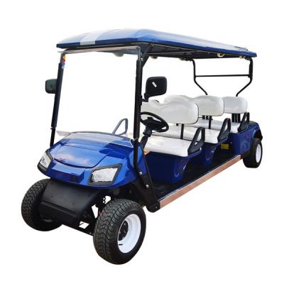 China Off Road Electric Golf Cart 4 Wheel 6 Seater Customized Free Wholesale Cheaply for sale