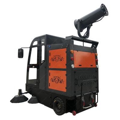 China Road Cleaning Electric Vacuum Sweeper Machine Truck With Brush à venda