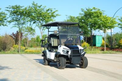 China New 2+2 Seater Electric Golf Cart With Top Speed ​​Of 40mph And 12 Inch Road Tires Steel Body Mph Showed for sale