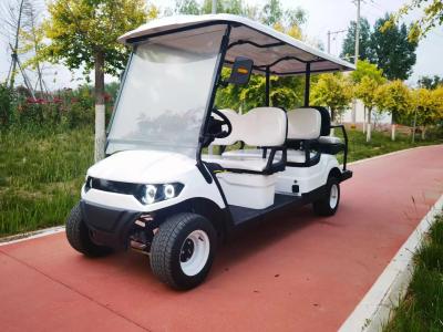 China 830kg Capacidad 6 asientos MacPherson Carro de golf con suspensión independiente con bastidor y piñón en venta