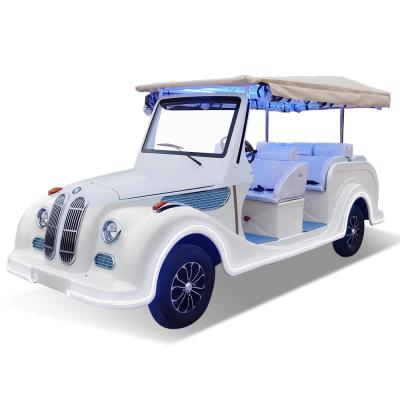 China 8 Seater Electric Car Classic Look Logo Printing Customized EV Classic Cars For Leisure for sale