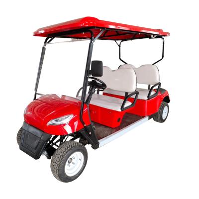 China 60V 100AH  Lead-Acid Battery  3.5KW AC Motor 4 Wheels Electric Golf Cart  4-Seater Buggy For Sale Club Beach Hunting for sale