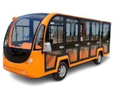 China Autocarro elétrico de turismo de 14 lugares Minibus com porta 2024 à venda