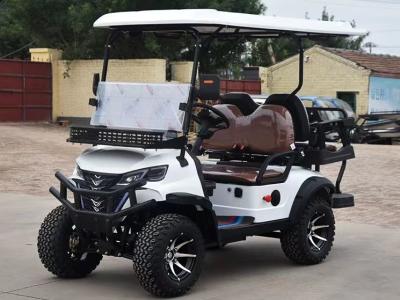 China 2+2 Seats Electric Golf Cart For Ultimate Comfort And Style 6 Seater With Premium Upholstery for sale