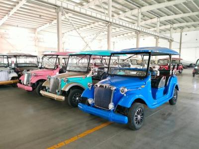 China 8 Seater Electric Classic Car Vintage Cart Three Rows Of Seats 8 Passengers For Sale for sale