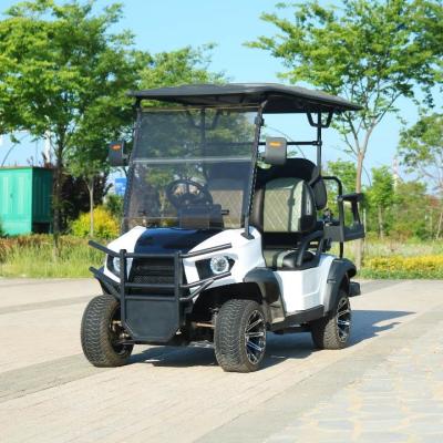 China 4 Seater Off Road Electric Golf Cart Lithium Battery New Design Pu Seats Color Customized for sale