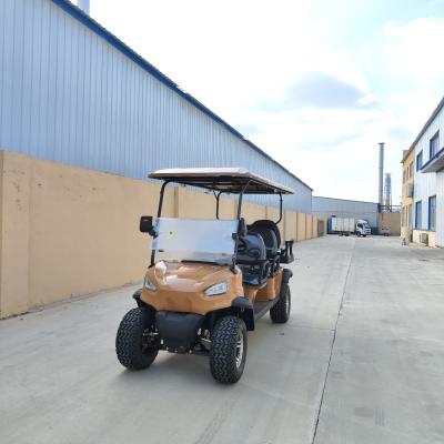 China Latest Models 6 People Electric Golf Cart High Quality 5kw Motor With Lithium Battery And Off -Road Tires Road Legal for sale