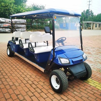 China 6 Seats Golf Cart 60V 4KW AC System Golf  Hunting Cart High-End New Energy Tourist Vehicle for sale