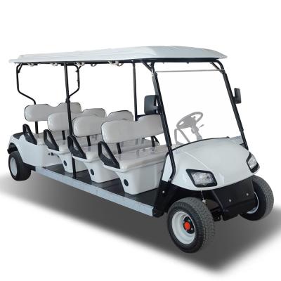 China 8 Seater Golf  Hunting Cart 30 KM/H Battery Operated Electric Golf  Buggy Logo Printing Customized for sale