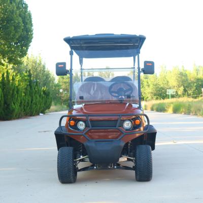 China New 6 Seater Golf Cart High Quality Strong Power With Lithium Battery And 12'' Off -Road Tires for sale