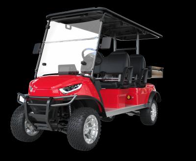 China 4 Seater Electric Golf Cart With Bucket Supply Kuwait USA Korea Etc 4KW Motor, Customizable Battery, Support Cargo Box Customization for sale