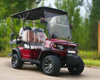 China Brand New Luxury Four-Seater Electric Golf Cart: Enjoy A Prestigious And Comfortable Riding Experience, Your High-End Choice For Cruising On The Green Golf Course for sale