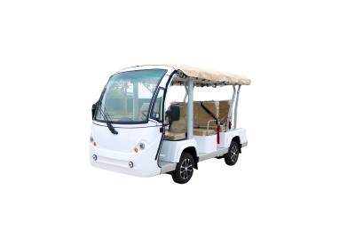 China New Energy Lithium Battery Electric White Convertible Sightseeing Car Suitable For Scenic Spots, Hotels And Airport Transfers With Customizable Colors for sale