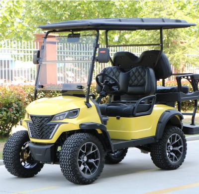 China Prestigious Four Seater Golf Cart Advanced Suspension System Luxurious Seating Ensuring Smooth Comfortable Journey for sale