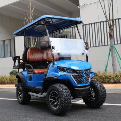 China Four Seater Electric Golf Cart Robust Power Lavish Seating Design Every Detail Exudes Luxury for sale