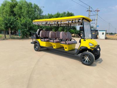 China 72V Lithium Electric Street Legal Buggy Golf Cart 5000Kw Electric Sightseeing 8 Seater for sale